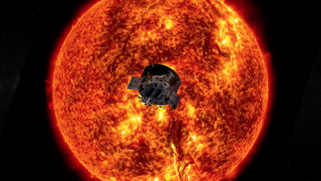 La sonde solaire Parker doit notamment étudier les tempêtes solaires. (Illustration)