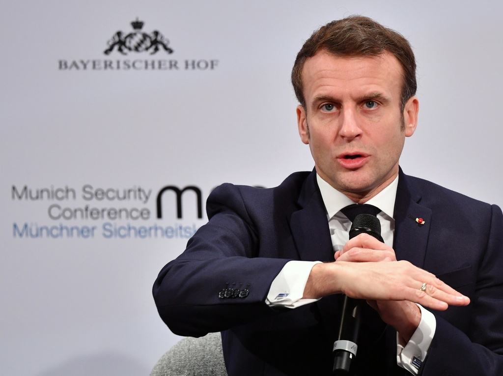 Le président français s'exprimait dans le cadre de la Conférence sur la sécurité à Munich.