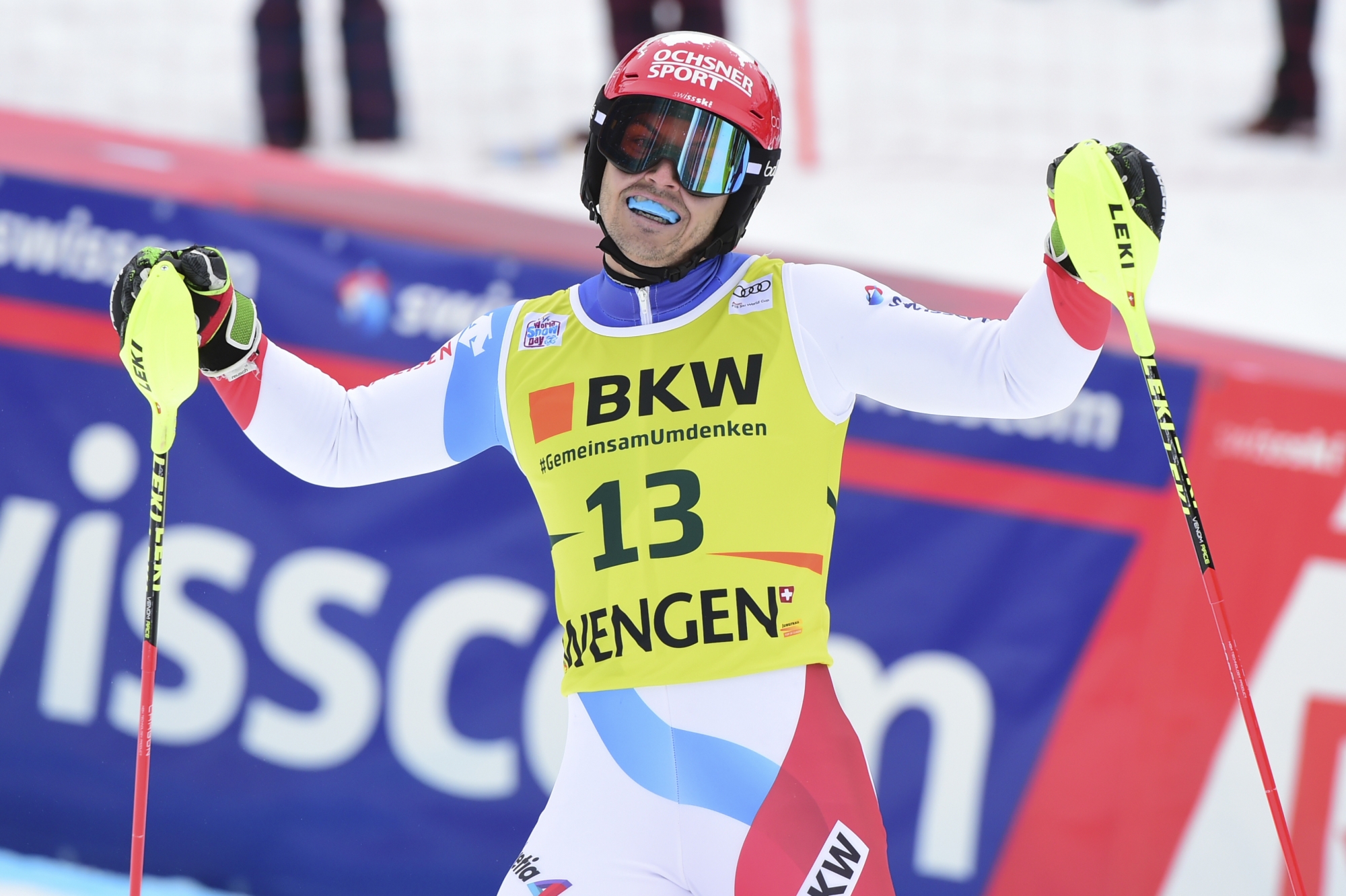 Quatrième, Loïc Meillard aurait quand même souhaité être plus rapide sur le slalom.