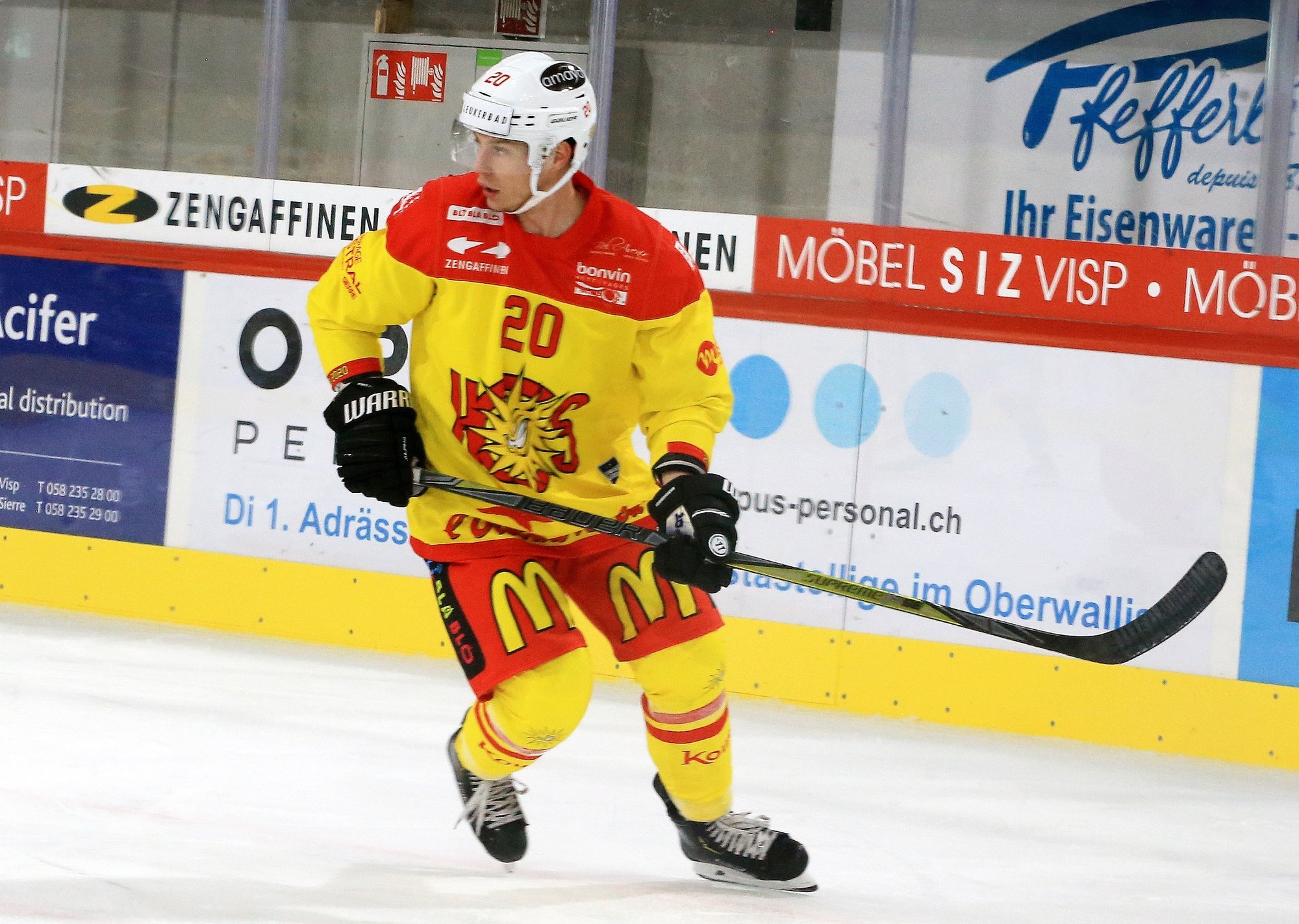 Thomas Devesvre a ouvert le score et inscrit son premier but de la saison à La Chaux-de-Fonds.