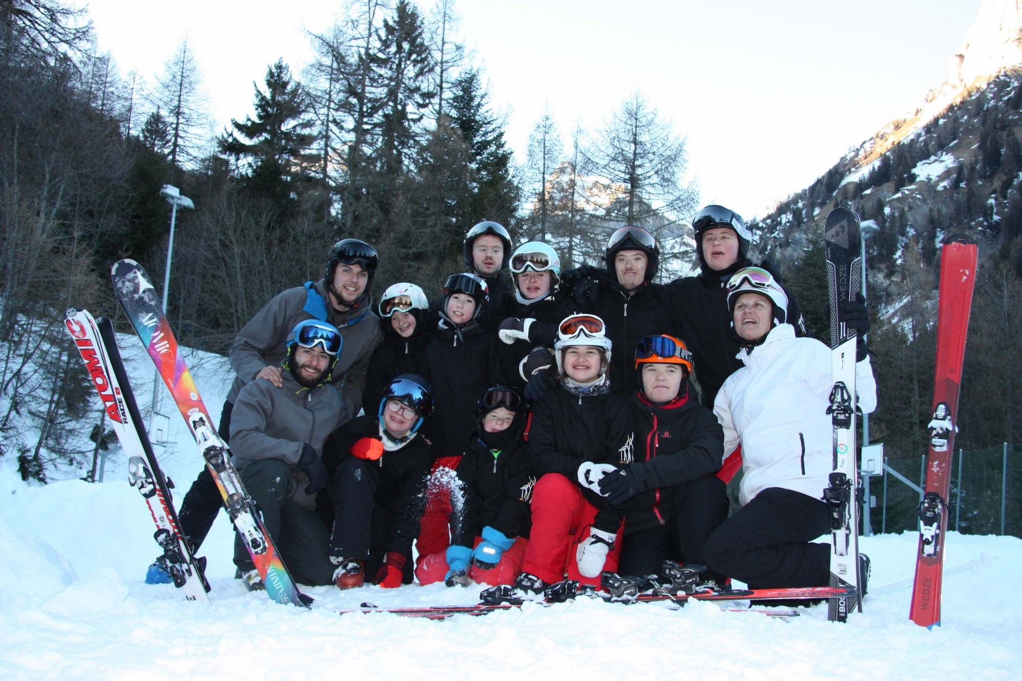 Les skieurs de la structure ART 21 et leurs moniteurs se préparent pour les Jeux nationaux de Special Olympics.