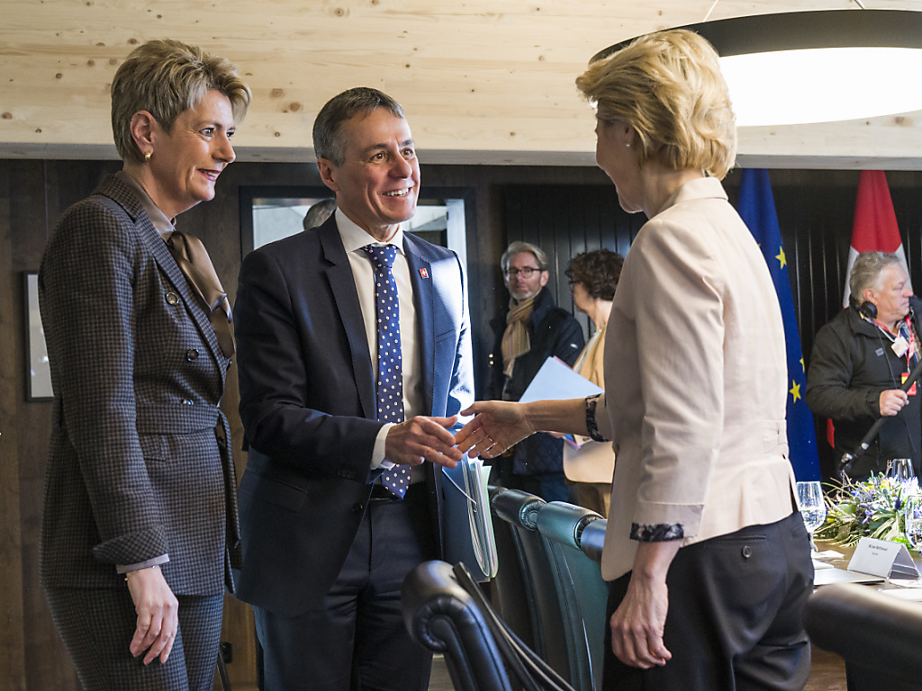 Le conseiller fédéral Ignazio Cassis a multiplié les rencontres sur l'Union européenne.