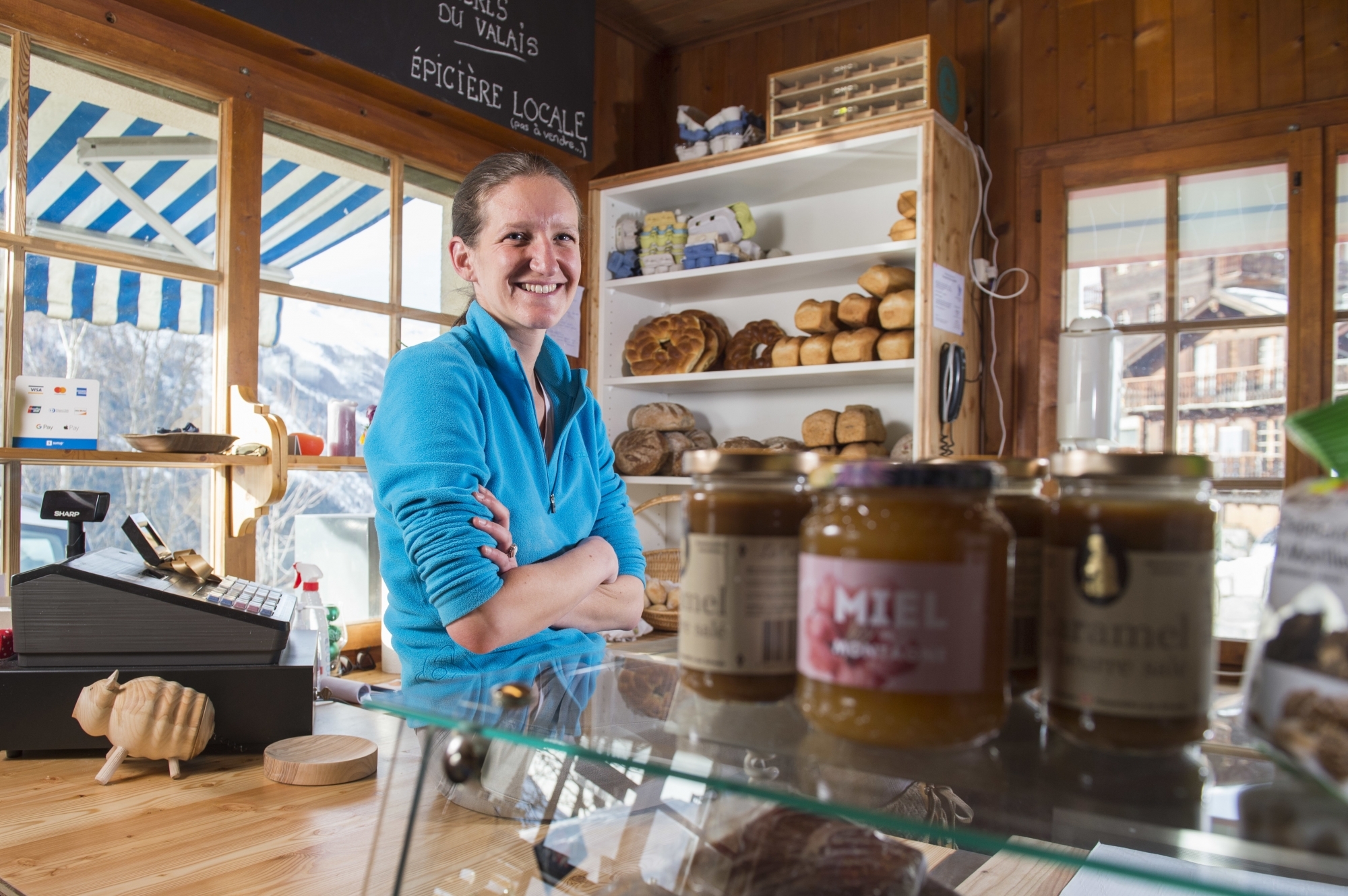 Marlène Mauris a troqué la communication de Pro Helvetia pour l’épicerie de La Sage