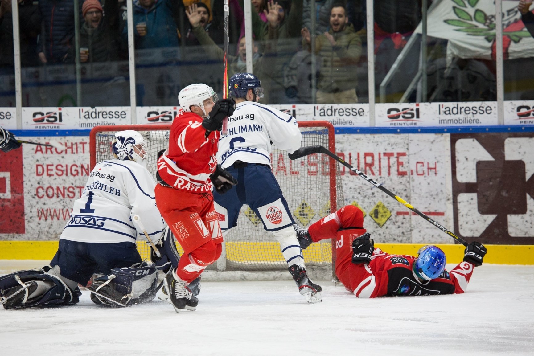 Théo Sammali et Jérémy Gailland ont parfaitement lancé le HCV Martigny.