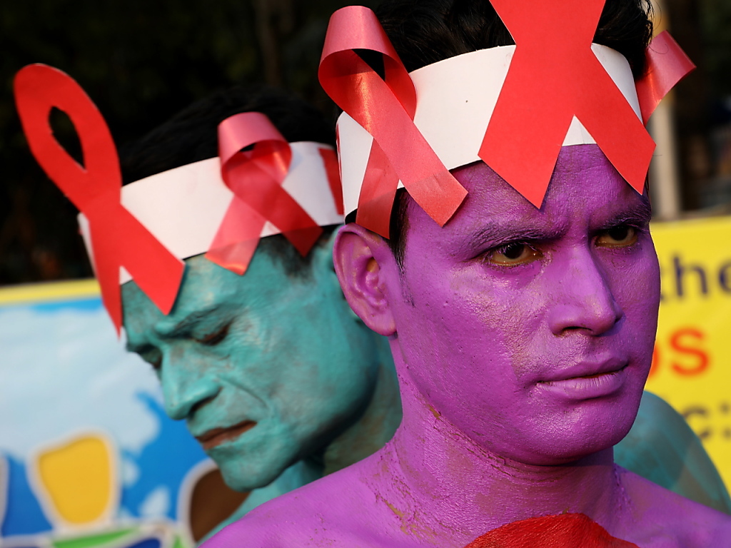 Près de 38 millions de personnes dans le monde vivent avec le VIH. (Illustration)