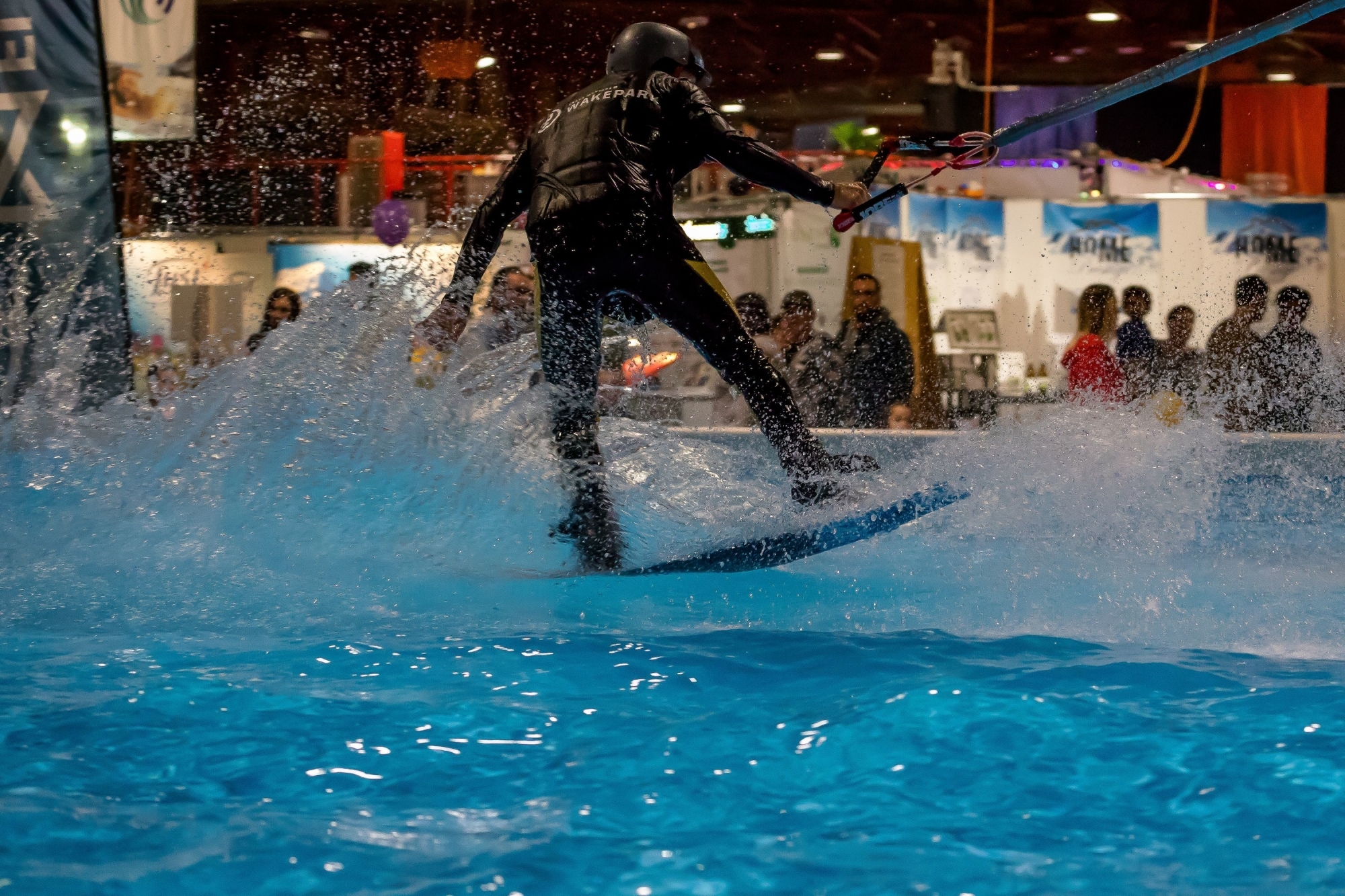 La seconde édition du Comptoir 180° - une démonstration de wakeboard lors de l'édition 2019 sur notre photo - est annulé.