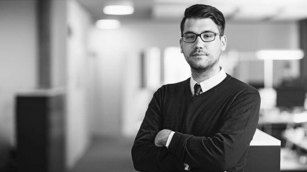 David Biner, rédacteur en chef adjoint du Walliser Bote.