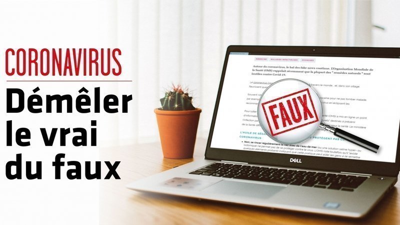 Régulièrement, nous décortiquons pour vous les fake news sur le coronavirus diffusées sur les réseaux sociaux et les messageries.