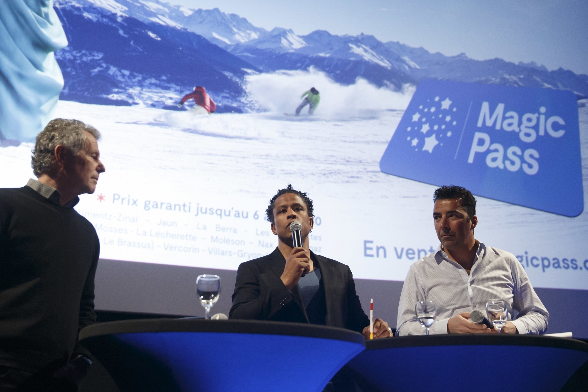 Pierre Besson, Sergei Aschwanden et Sébastien Travelletti. Les administrateurs du Magic Pass annonçaient 3 millions de journées skieurs pour les trente stations partenaires lors de la saison passée.