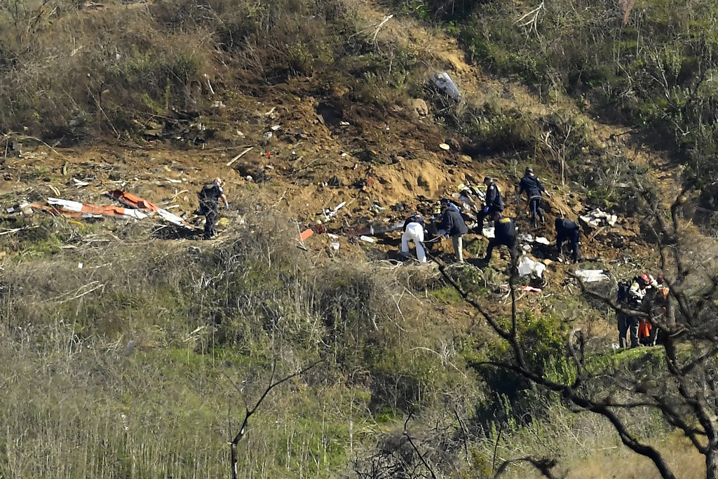 L'hélicoptère s'est écrasé le 26 janvier contre une colline de Los Angeles. (Archives)
