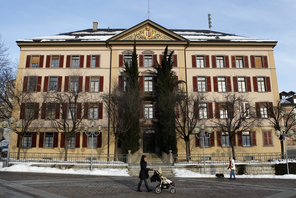 Le palais du gouvernement valaisan.