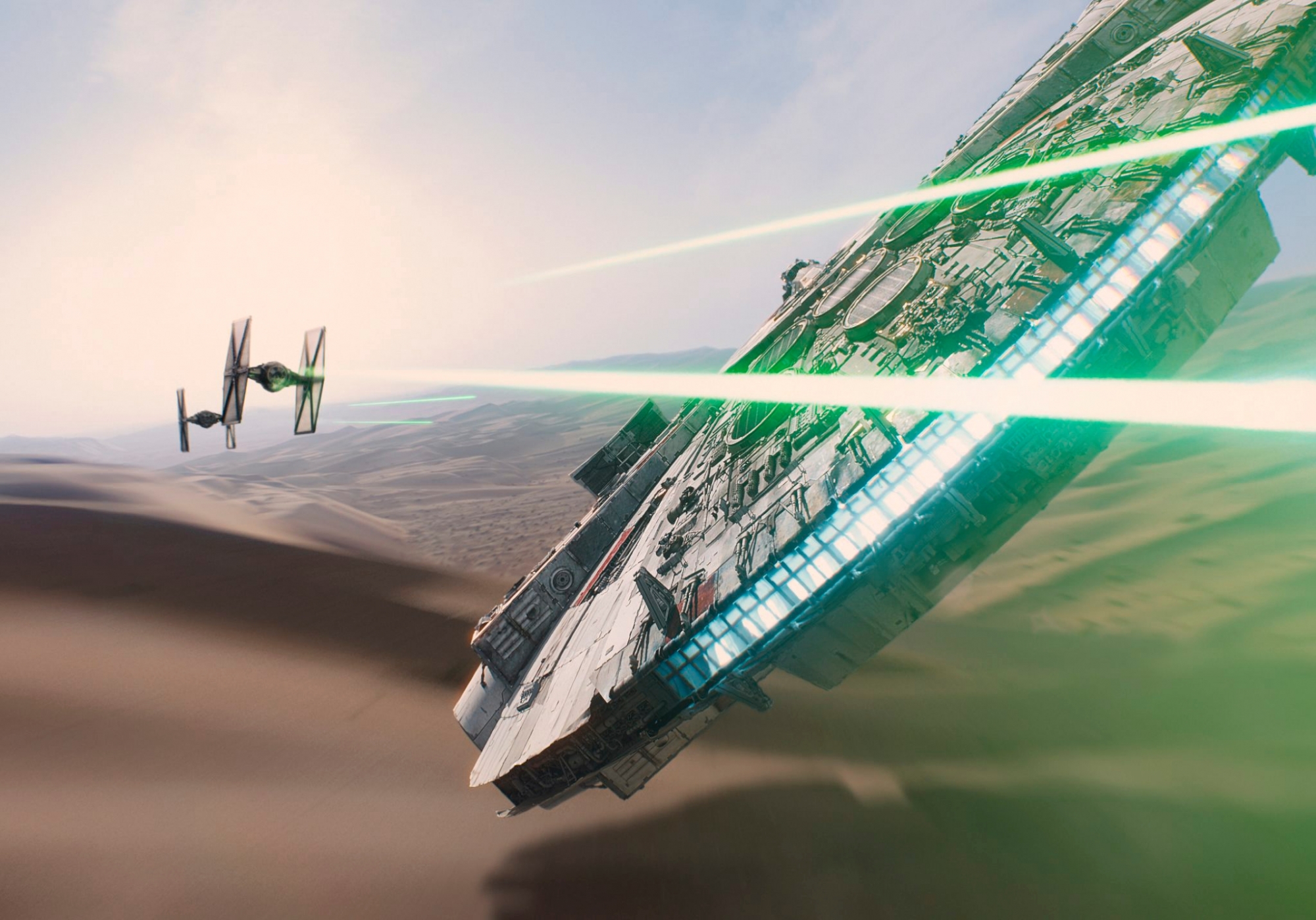 This photo provided by Disney/Lucasfilm shows a scene from the new film, "Star Wars: The Force Awakens." The movie releases in U.S. theaters on Dec. 18, 2015. (Film Frame/Disney/Lucasfilm via AP) Star Wars-Box Office