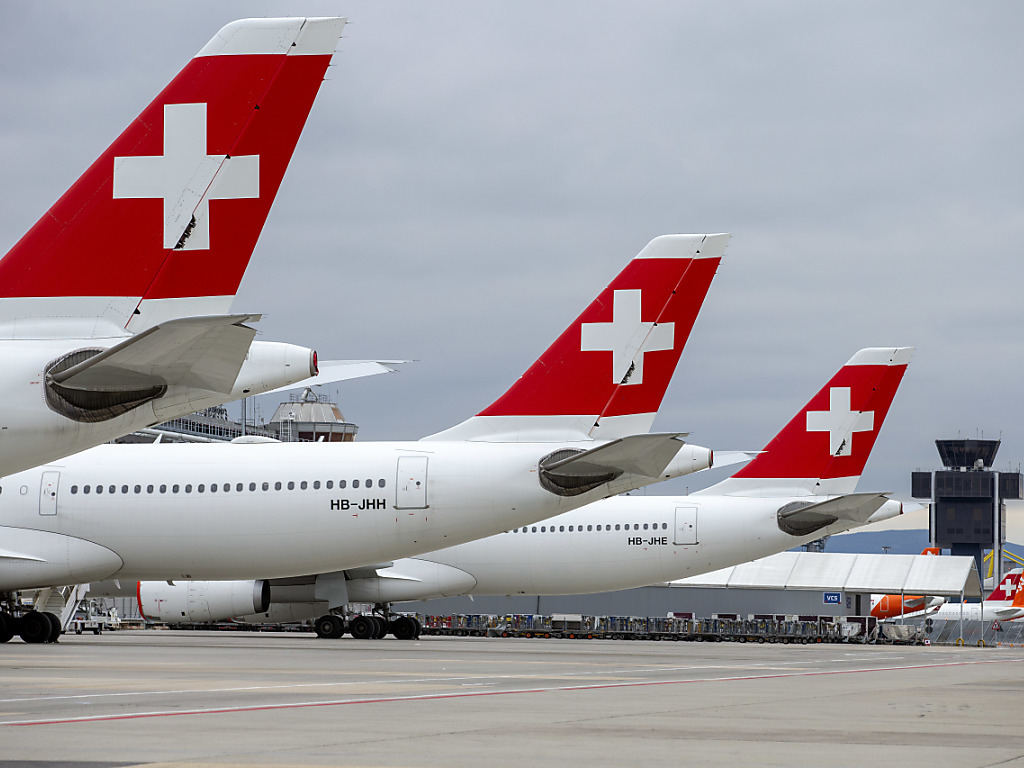 Sur le tarmac de l'aéroport de Genève stationnent 20 avions de la compagnie Swiss (archives).