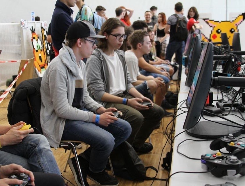 Un tournoi Super Smash Bros Ultimate organisé par la Geek Cavern en 2019.
