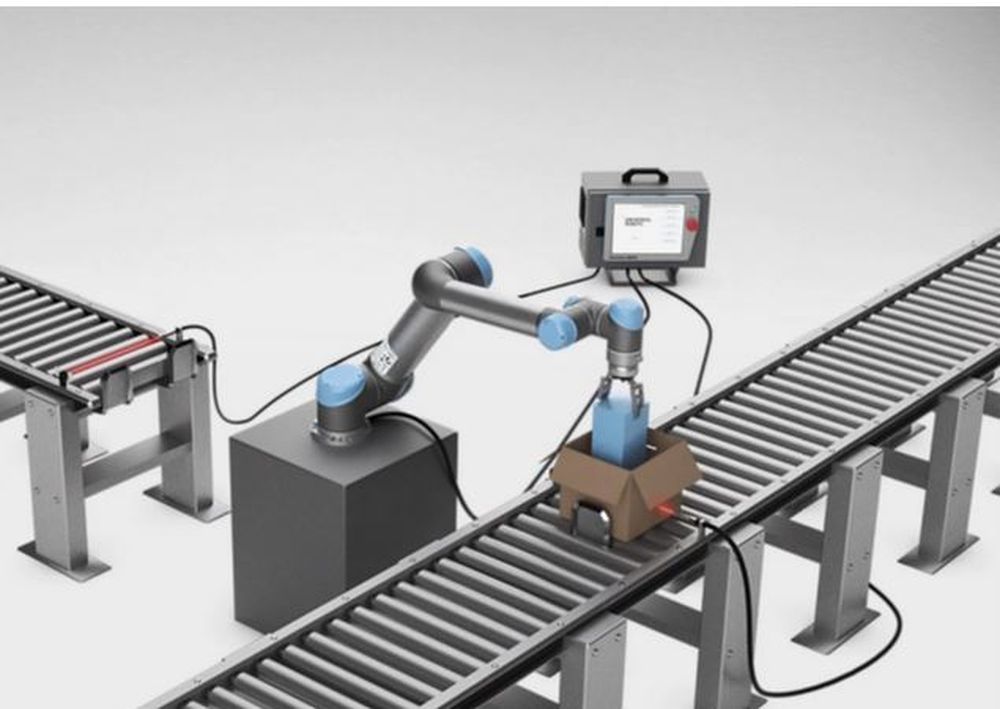 Un robot collaboratif peut venir donner un coup de main aux PME valaisannes.