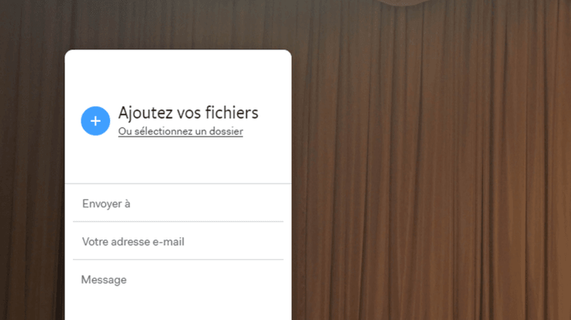 WeTransfer est spécialisé dans l’envoi de fichiers volumineux, jusqu’à 2 Go en version gratuite et 20 Go en version payante. (Illustration)