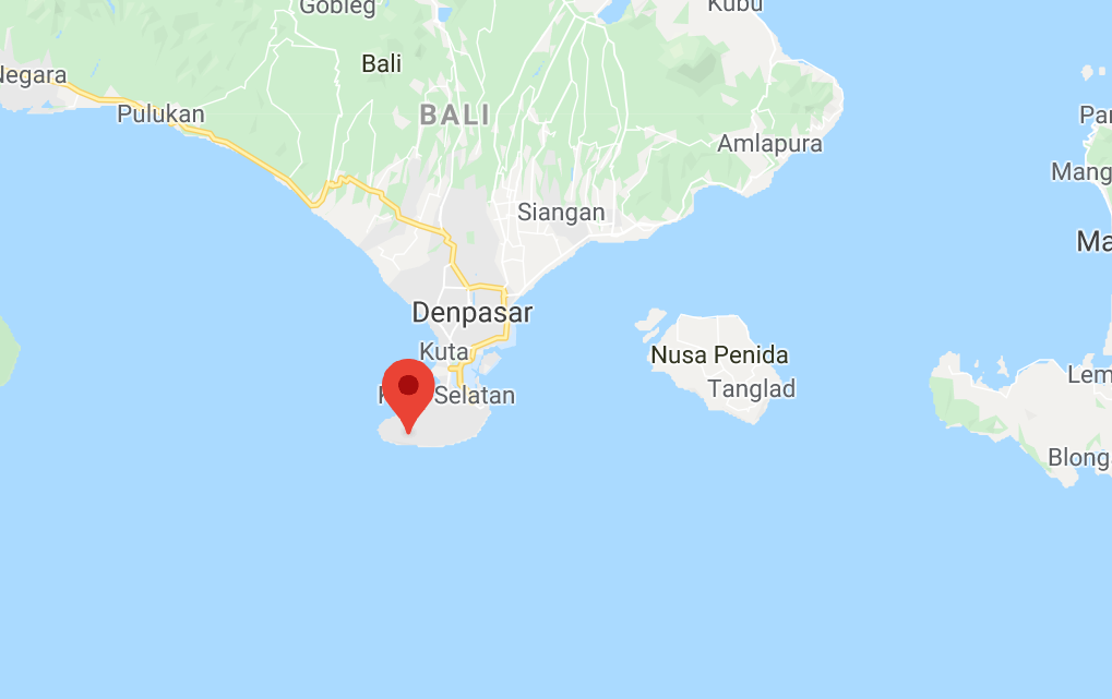 L'alerte avait été donnée par un paysan du village de Pecatu sur l'île touristique indonésienne.