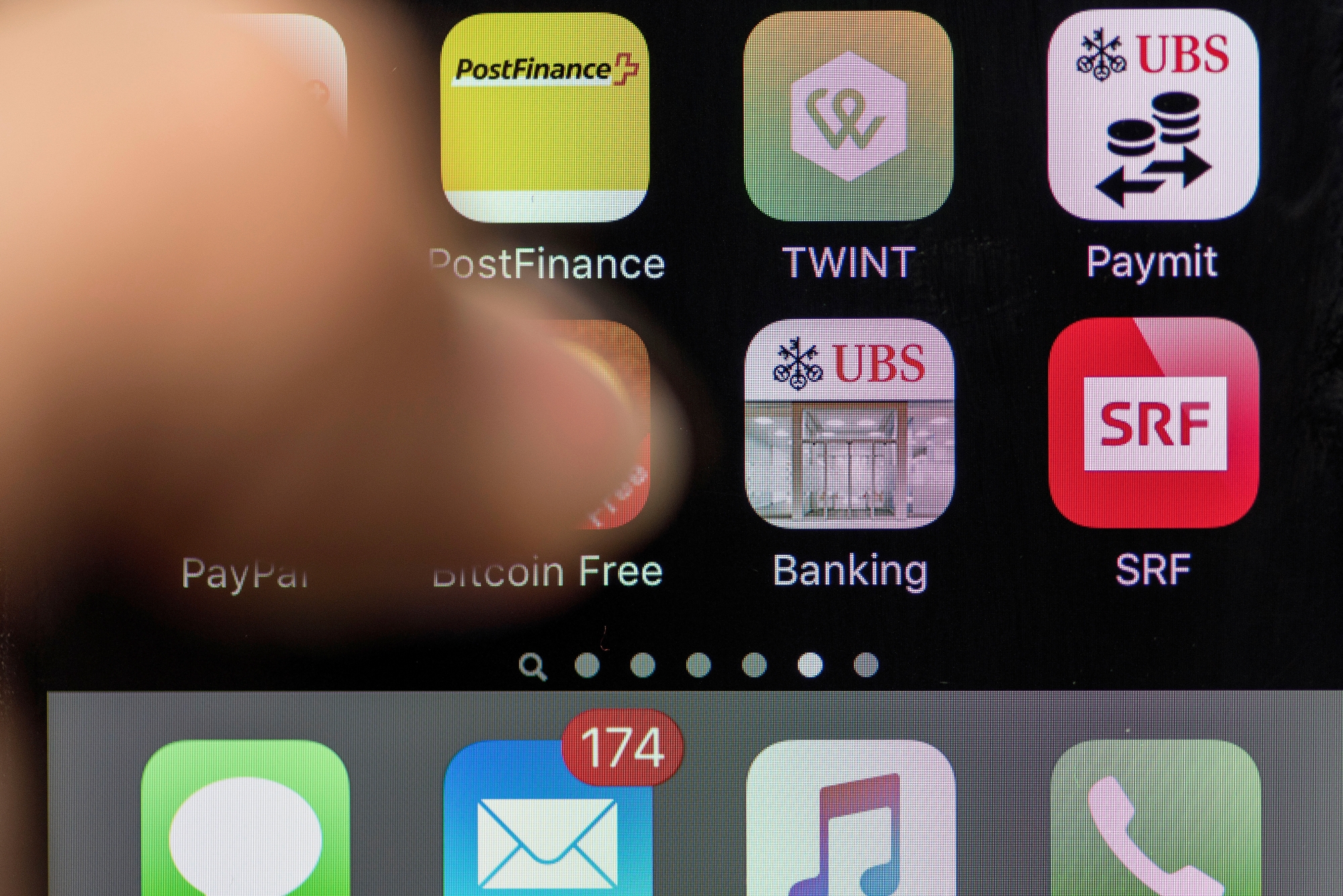 Die App UBS Mobile Banking am 05. Januar 2016 auf einem I Phone.
ArcInfo