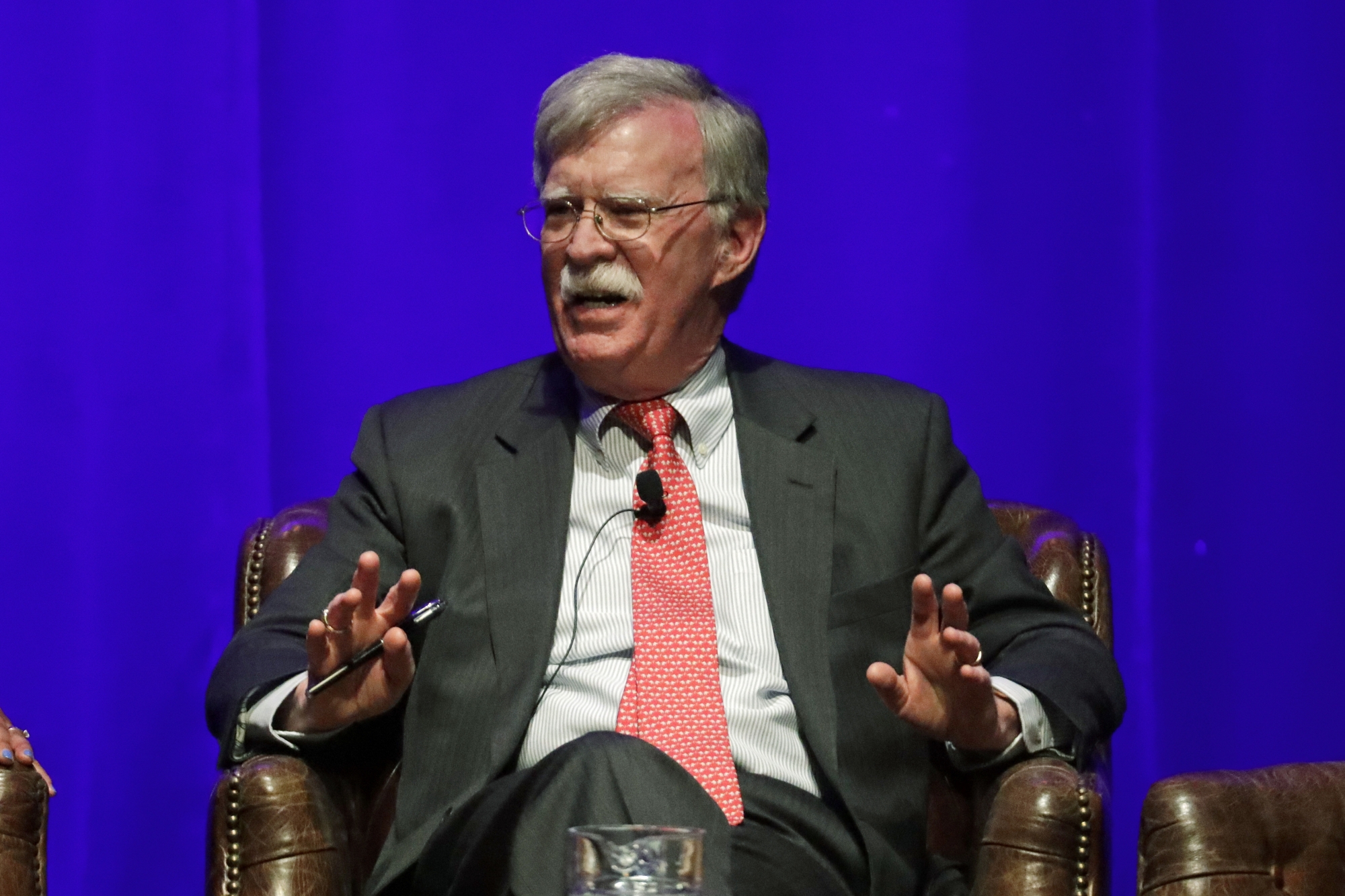 FILE - In this Feb. 19, 2020, file photo, former national security adviser John Bolton takes part in a discussion on global leadership at Vanderbilt University in Nashville, Tenn. An attorney for Bolton said Wednesday, June 10, that President Donald Trump is trying to put on ice publication of the former top administration official‚Äôs forthcoming memoir after White House lawyers again this week raised concerns that the book contains classified material that presents a national security threat. (AP Photo/Mark Humphrey, File)
John Bolton
ArcInfo