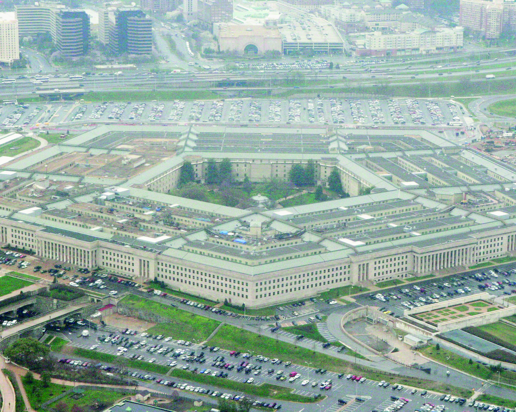 FILE - This March 27, 2008, aerial file photo, shows the Pentagon in Washington. Amazon is protesting the Pentagon‚Äôs decision to award a huge cloud-computing contract to Microsoft, citing ‚Äúunmistakable bias‚Äù in the decision. Amazon‚Äôs competitive bid for the ‚Äúwar cloud‚Äù drew criticism from President Donald Trump and its business rivals. ((AP Photo/Charles Dharapak, File)
ArcInfo