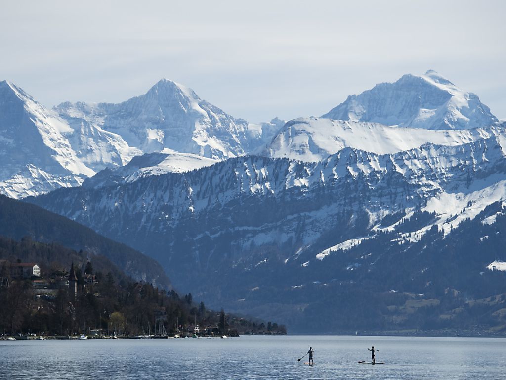 Des munitions de l'armée sont immergées au fond des lacs de Thoune (ici), de Brienz et des Quatre-Cantons (archives).