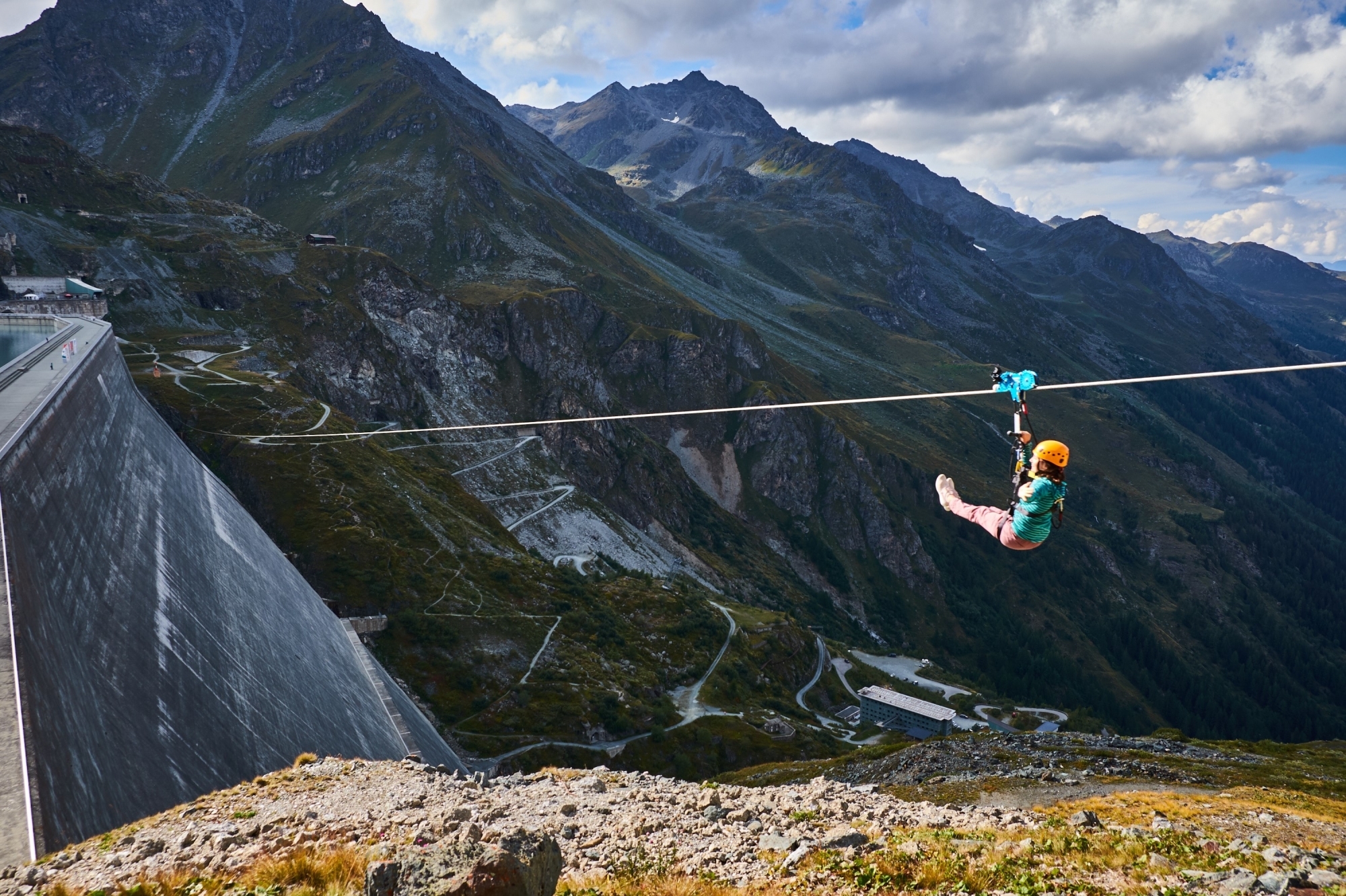 5836 descentes ont été enregistrées en 2019 sur l'AlpinLine à la Grande Dixence.