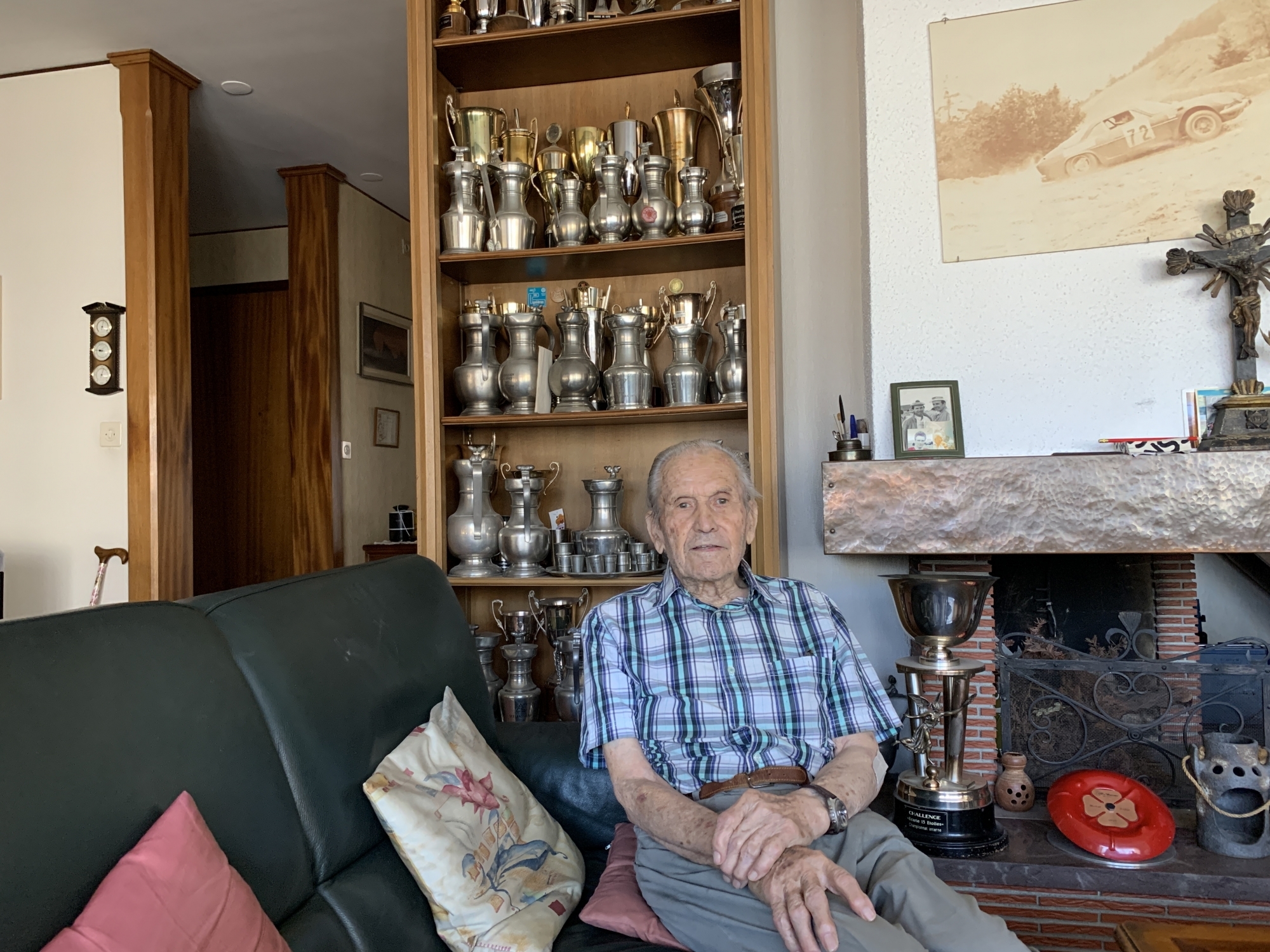 Michel Rudaz, 90 ans, vit à Sion avec son épouse Paulette, 92 ans.