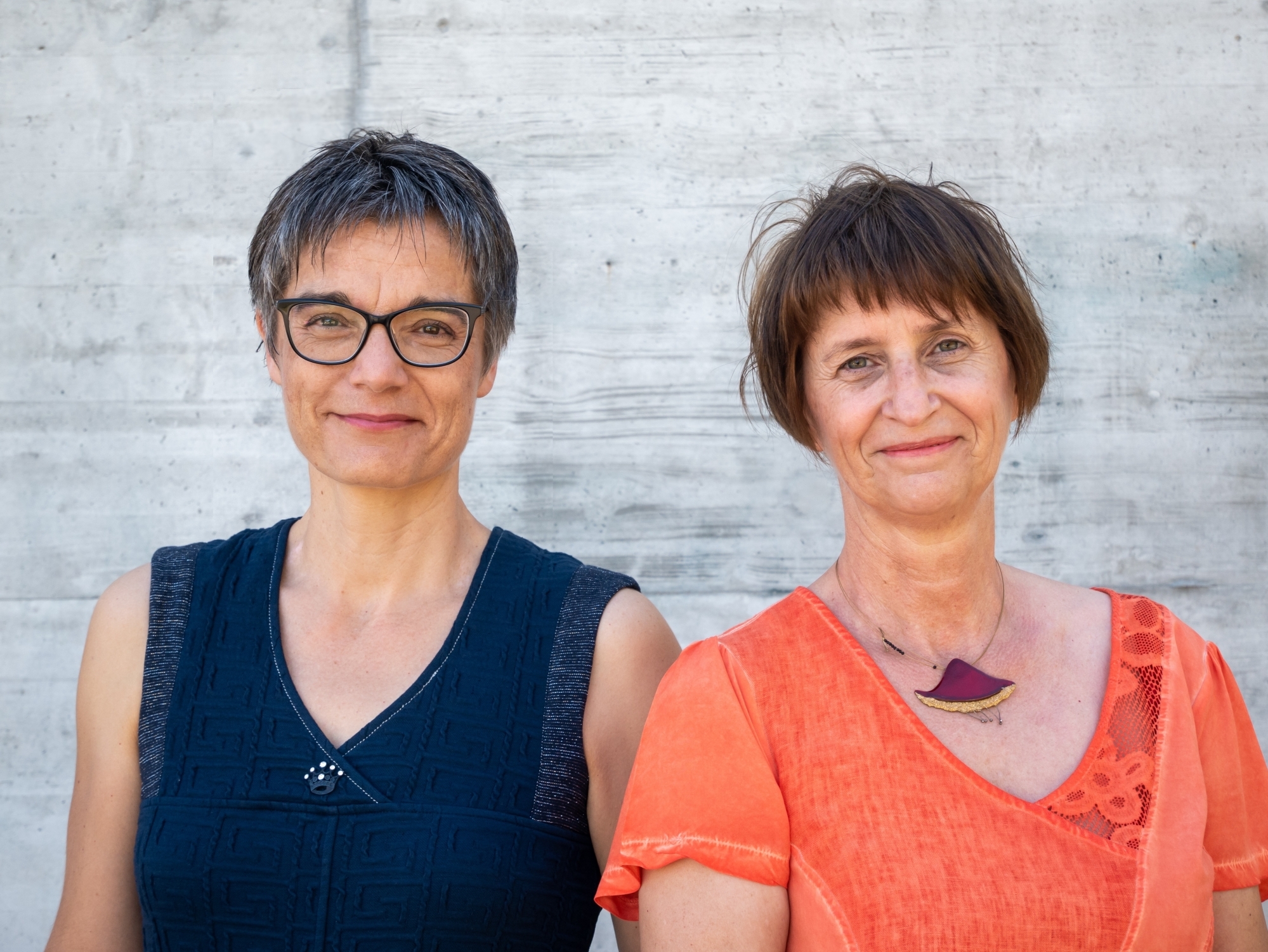 Les candidates Anouk Dorsaz-Vielle et Isabelle Remy-Carron.