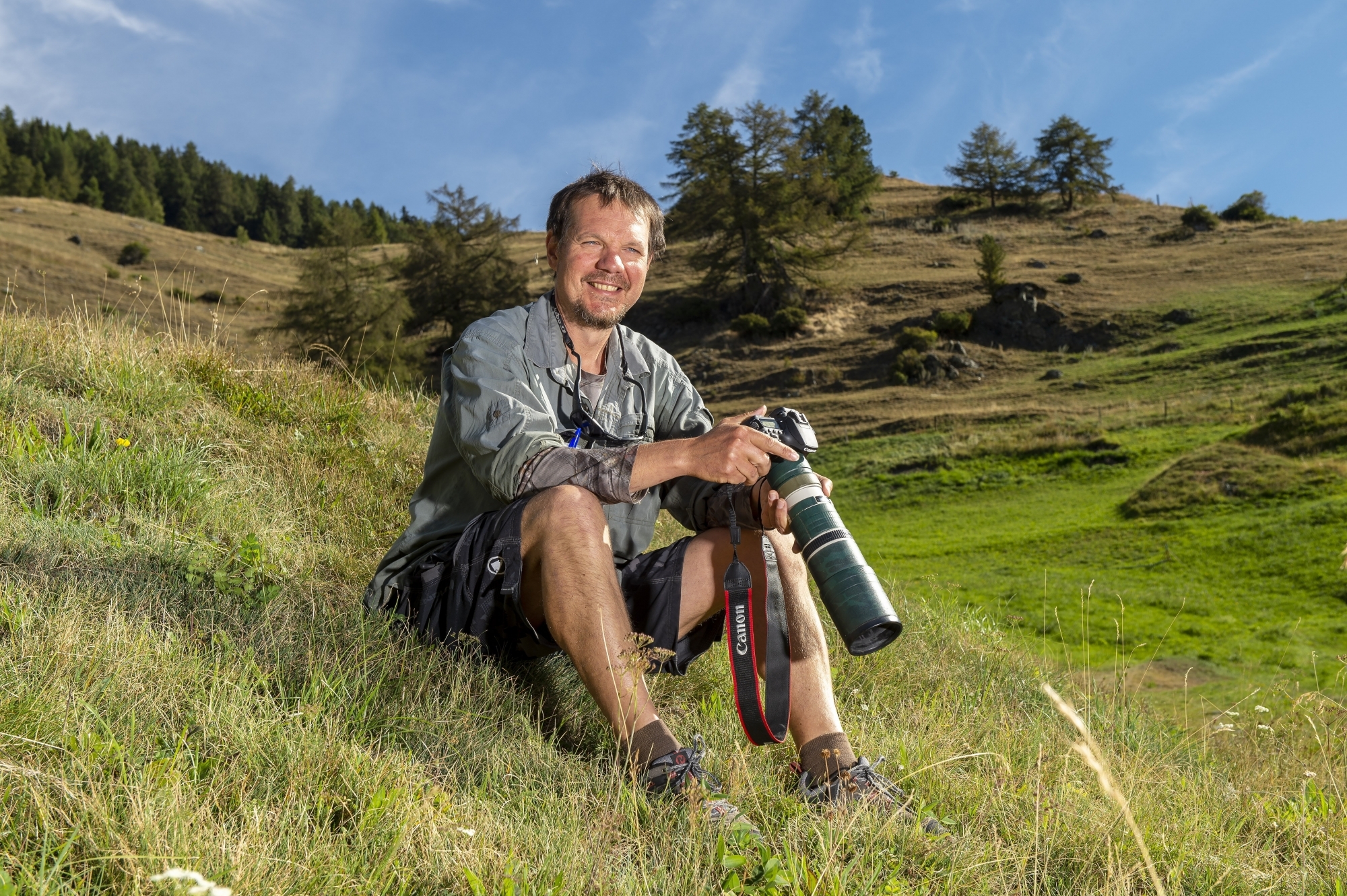 Installé à Saint-Luc depuis 2009, Eric Bouchet comptabilise près de 10 000 clichés de la faune du val d’Anniviers.