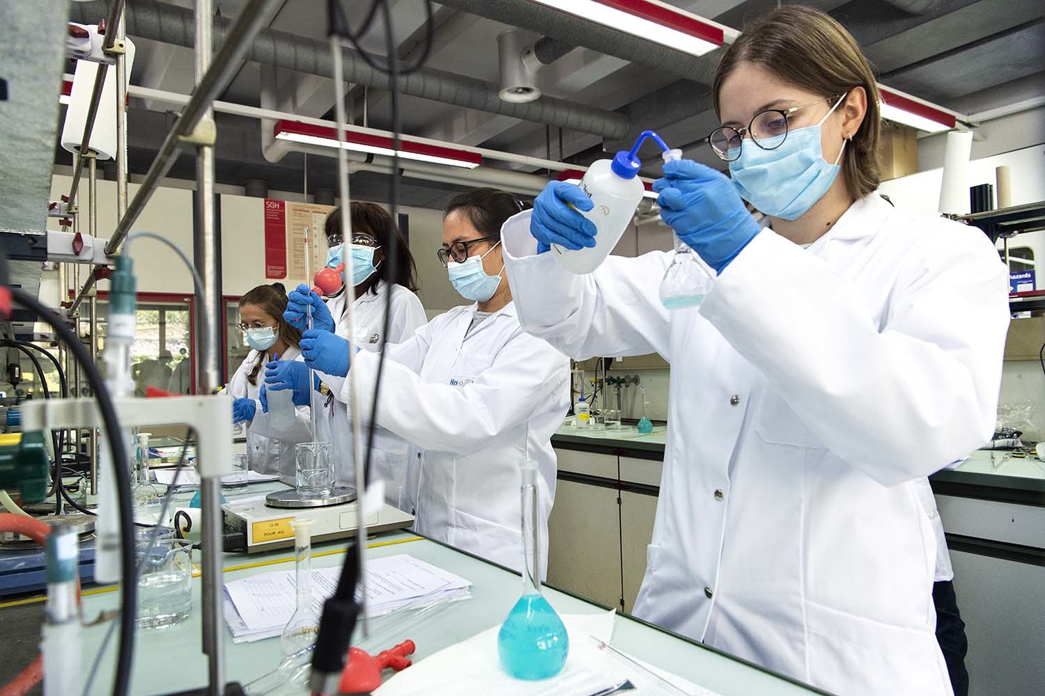 Certaines filières de la HES-SO Valais qui travaillent beaucoup en laboratoire pourront ouvrir rapidement.