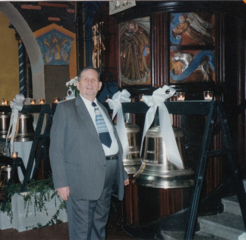 Roger Lugon-Moulin a financé 23 des 26 cloches de l'église de Finhaut en 1995.