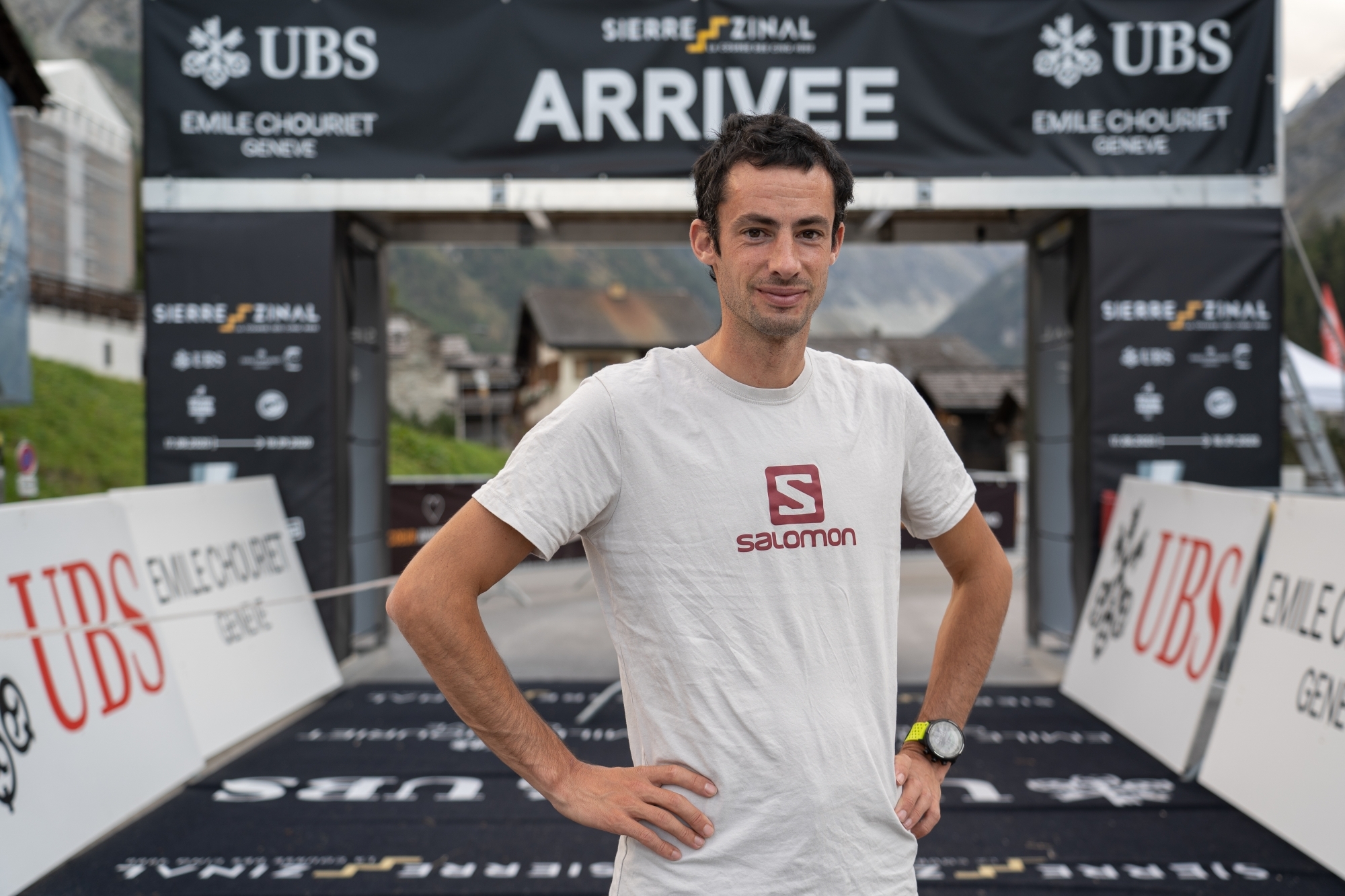 Kilian Jornet s'impose une huitième fois dans l'aire d'arrivée de Zinal.